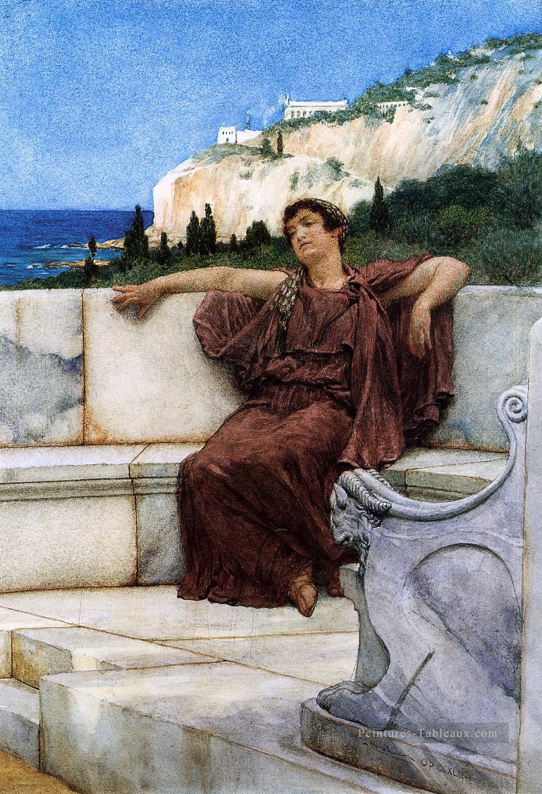 Dolce Far Niente romantique Sir Lawrence Alma Tadema Peintures à l'huile
